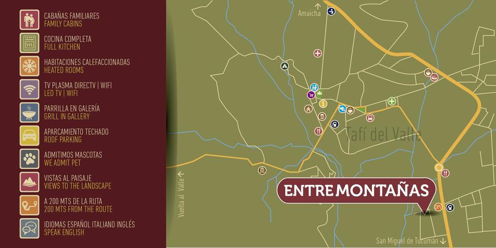 Entre Montanas Leilighet Tafí del Valle Eksteriør bilde